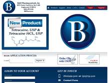 Tablet Screenshot of bbpharm.net